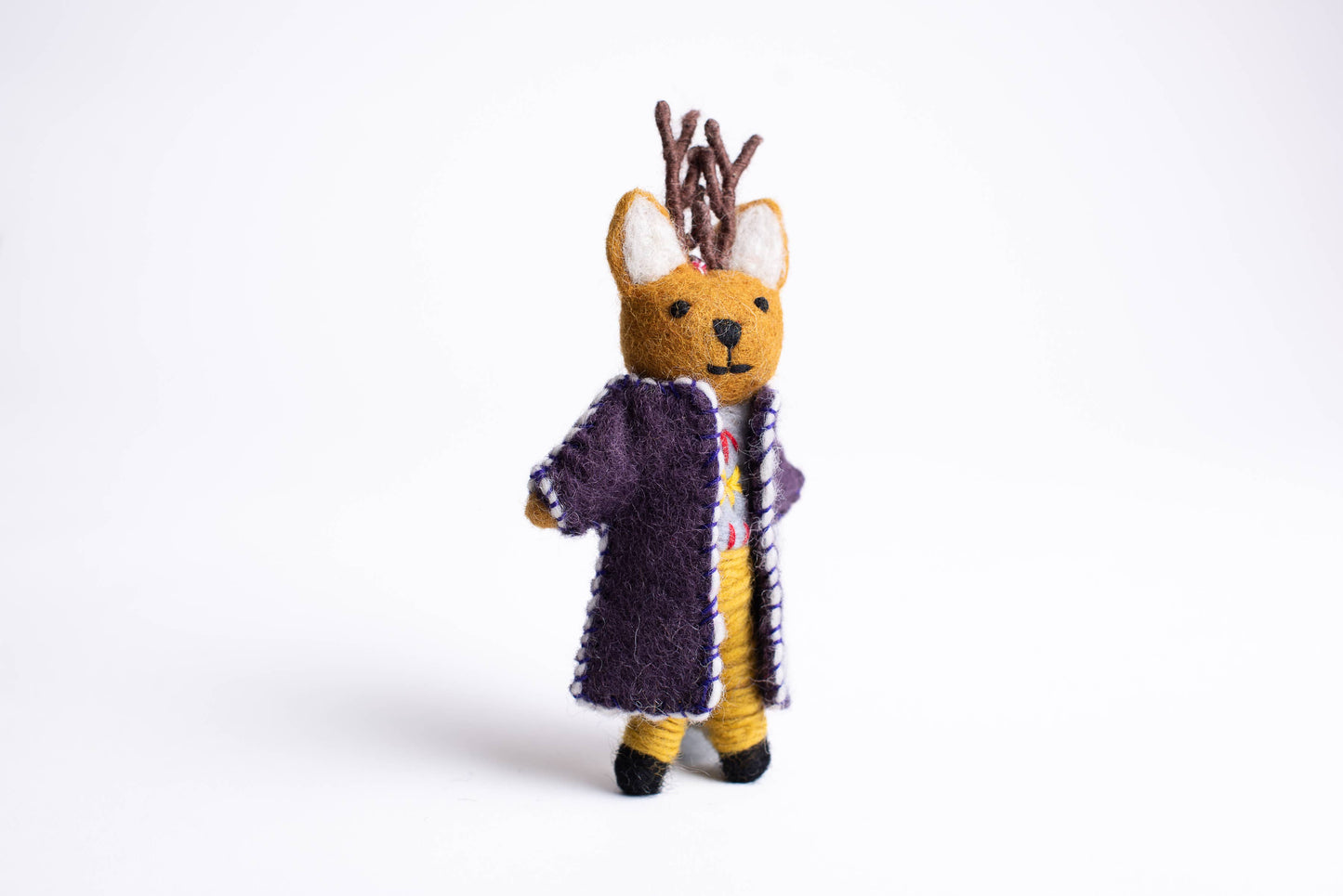 Wool Reindeer Ornament