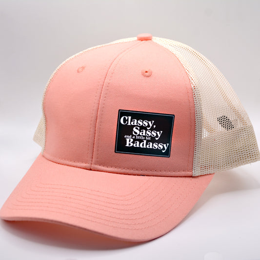 Trucker Hat - Pink - Classy Sassy